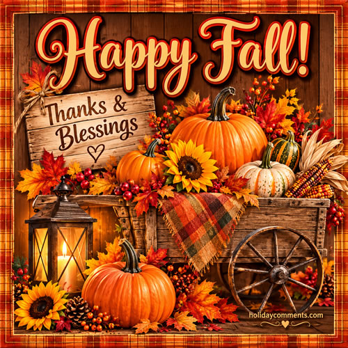 Fall Harvest Blessings Fall image to share