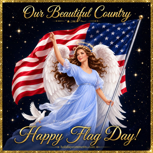 Beautiful Flag Day image to share