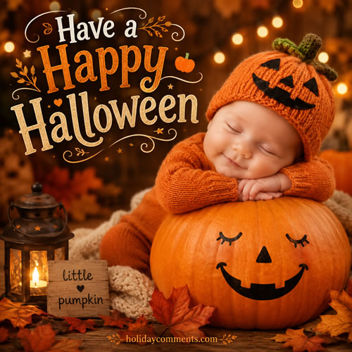 Baby Pumpkin Halloween image to share