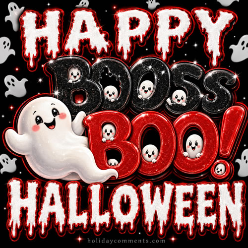 Halloween Boos Halloween image to share