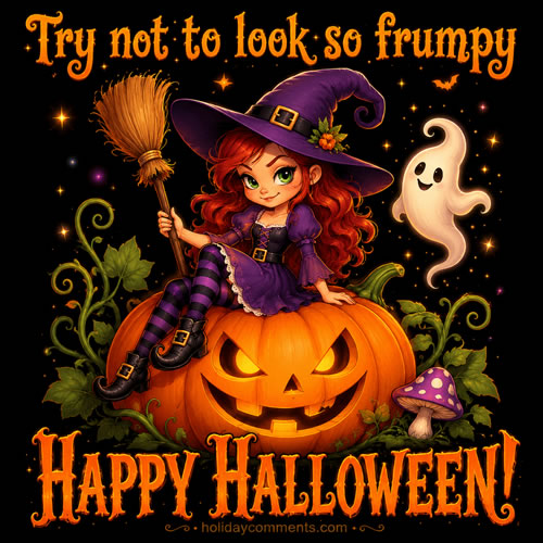 Halloween Frumpy Halloween image to share