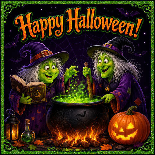 Witches' Brew Halloween image to share