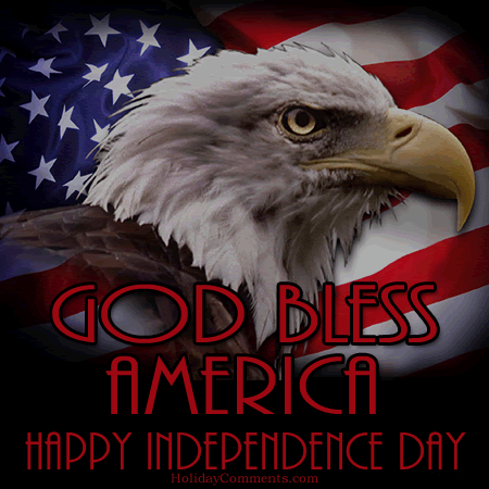 God Bless America Eagle Independence Day image to share