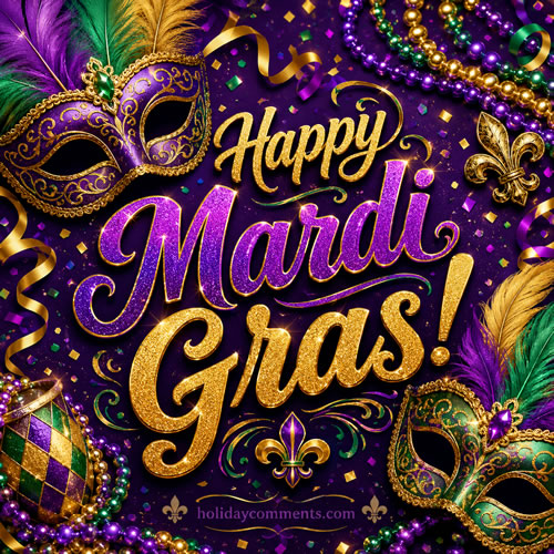Happy Mardi Gras Wish Mardi Gras image to share
