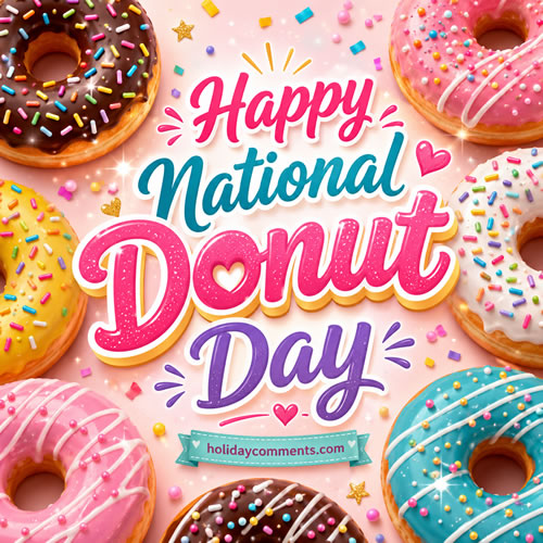 Happy National Donut Day Random image to share