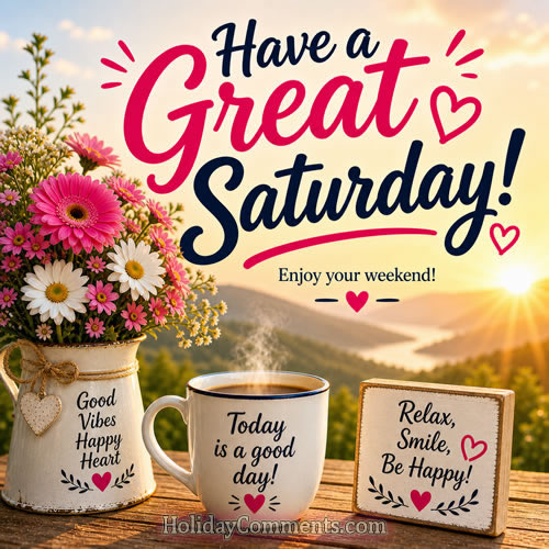 Have a Great Saturday Saturday image to share