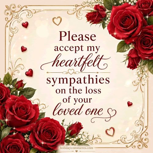 Heartfelt Sympathies Sympathy image to share