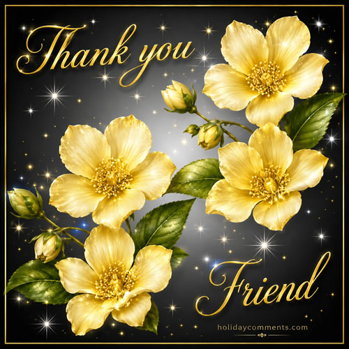 Thank You Friend Thanks image to share