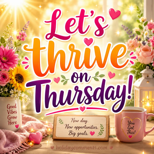 Let's Thrive on Thursday Thursday image to share