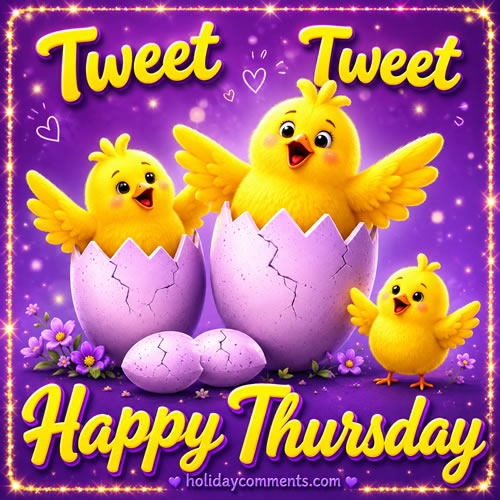 Tweet Tweet Thursday Thursday image to share