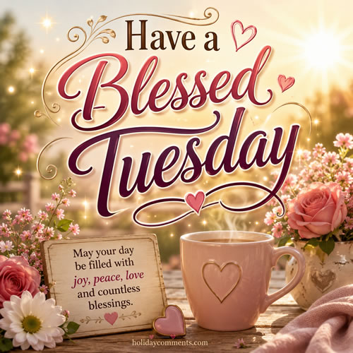 Have a Blessed Tuesday Tuesday image to share