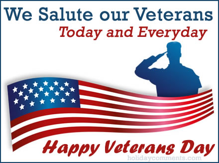 We Salute Our Veterans Veterans Day image to share
