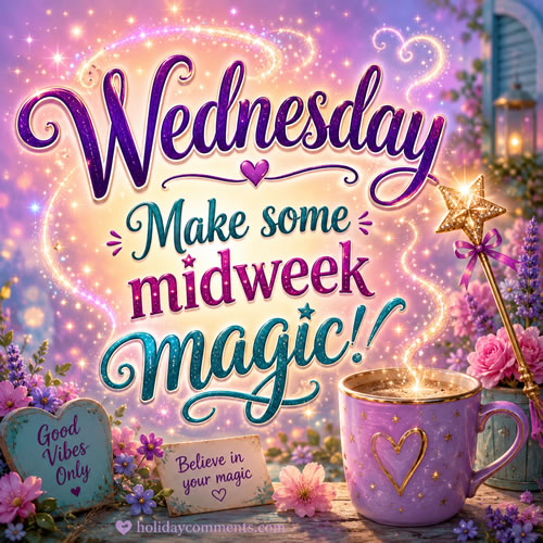 Wednesday Midweek Magic Wednesday image to share