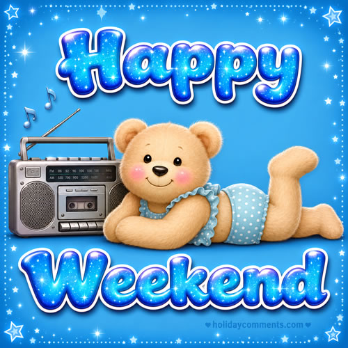 Boombox Bear Weekend image to share