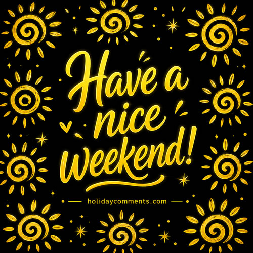 Sunny Swirls Weekend image to share