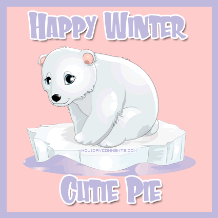 Happy Winter Cutie Pie Winter image to share